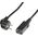 Kabel zasilający Roline Schuko IEC320-C19 16A/250V, 2m, czarny (19.08.1552)