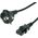 Kabel zasilający Roline Schuko-IEC C13, 3m, 10A, czarny (19.08.1030)