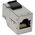 LogiLink Przejściówka Keystone 2 x RJ45 Cat.6A, STP, snap-in mounting (NK4010)