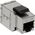 LogiLink Przejściówka Keystone 2 x RJ45 Cat.6A, STP, snap-in mounting (NK4010)