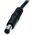 Kabel USB StarTech USB-A - DC 5.5 mm 0.9 m Czarny (USB2TYPEM)