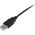 Kabel USB StarTech USB-A - miniUSB 0.5 m Czarny (USB2HABM50CM)