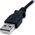 Kabel USB StarTech USB-A - DC 5.5 mm 2 m Czarny (USB2TYPEM2M)