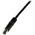 Kabel USB StarTech USB-A - DC 5.5 mm 1 m Czarny (USB2TYPEN1M)