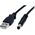 Kabel USB StarTech USB-A - DC 5.5 mm 0.9 m Czarny (USB2TYPEM)