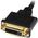 Kabel StarTech HDMI - DVI-D 0.3m czarny (HDDVIMF8IN)