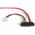 StarTech SFF 8482 - SATA, 0.45m, Czerwony (SAS729PW18)