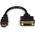 Kabel StarTech HDMI - DVI-D 0.3m czarny (HDDVIMF8IN)