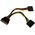 StarTech SATA 15-pin - SATA 15-pin x2, 0.15m, Wielokolorowy (PYO2SATA)