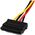 StarTech Molex - SATA x2, 0.3m, Wielokolorowy (PYO2LP4LSATA)