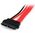 StarTech SATA - SATA Slimline, 0.15m, Czerwony (SLSATAADAP6)