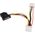 StarTech SATA 15-pin - Molex x3, 0.15m, Wielokolorowy (LP4SATAFM2L)