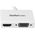 Adapter AV StarTech DisplayPort Mini - HDMI - D-Sub (VGA) biały (MDP2HDVGAW)