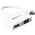 Adapter AV StarTech DisplayPort Mini - HDMI - D-Sub (VGA) biały (MDP2HDVGAW)