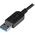 Kabel USB StarTech USB-A - USB-C 1 m Czarny (USB31AC1M)