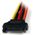 StarTech SATA 15-pin - SATA 15-pin x2, 0.15m, Wielokolorowy (PYO2LSATA)