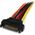 StarTech SATA 15-pin - SATA 15-pin x2, 0.15m, Wielokolorowy (PYO2LSATA)