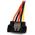 StarTech SATA 15-pin - SATA 15-pin x2, 0.15m, Wielokolorowy (PYO2LSATA)