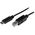 Kabel USB StarTech USB-C - USB-B 1 m Czarny (USB2CB1M)
