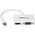 Adapter AV StarTech DisplayPort Mini - HDMI - D-Sub (VGA) biały (MDP2HDVGAW)