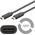 Kabel USB Goobay USB-C - 0.5 m Czarny (67975)