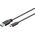 Kabel USB Goobay USB-A - USB-C 1 m Czarny (67890)