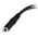 Kabel StarTech Jack 3.5mm - Jack 3.5mm x2 0.2m czarny (MUYHSFMM)