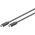 Kabel USB Goobay USB-C - 0.5 m Czarny (67975)