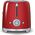 Toster Smeg czerwony (TSF01RDEU)