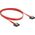 Delock SATA - SATA, 0.5m, Czerwony (83835)