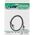 InLine Patchcord Płaski U/FTP, Cat.6A, czarny 1m (71801S)