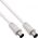 Kabel InLine Antenowy 3m biały (69403)