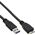 Kabel USB InLine USB-A - micro-B 3 m Czarny (35430)