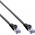 InLine Patchcord Płaski U/FTP, Cat.6A, czarny 2m (71802S)