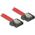 Delock SATA - SATA, 0.5m, Czerwony (83835)
