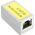 InLine Krosowy Adapter direct, Cat.5e, 2x RJ45 żeński ekranowany (69994A)