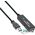 Kabel USB InLine USB-A - USB-A 20 m Czarny (35657)
