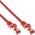 InLine Patchcord S/FTP, PiMF, Cat.6, 250MHz, PVC, CCA, czerwony 0.3m (76133R)