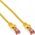 InLine Patchcord S/FTP, PiMF, Cat.6, 250MHz, PVC, CCA, żółty 1.5m (76112Y)