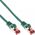 InLine Patchcord S/FTP, PiMF, Cat.6, 250MHz, PVC, CCA, zielony 3m (76103G)