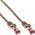 InLine Patchcord S/FTP, PiMF, Cat.6, 250MHz, PVC, brązowy 25m (76425K)