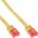 InLine Ultraslim Patchcable U/UTP, Cat.6, żółty, 10m (71600Y)