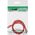 Intos Patchcord S/FTP, PiMF, Cat.6, 250MHz, halogen free, czerwony 1m (76911R)