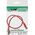Intos Patchcord S/FTP, PiMF, Cat.6, 250MHz, halogen free, czerwony 0.5m (76950R)