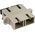 InLine Adapter światłowodowy Duplex SC/SC MM, ceramiczny rękaw z kołnierzem (89992M)