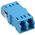 InLine Adapter światłowodowy, Duplex LC/LC, SM, niebieski (89989D)