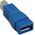 Adapter USB InLine USB - USB-B Niebieski  (35300D)
