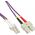 InLine Patchcord światłowodowy LC/SC, 50/125µm, OM4 1m (88641P)