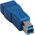Adapter USB InLine USB - USB-B Niebieski  (35300D)