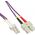 InLine Patchcord światłowodowy LC/SC, 50/125µm, OM4 0.5m (88644P)